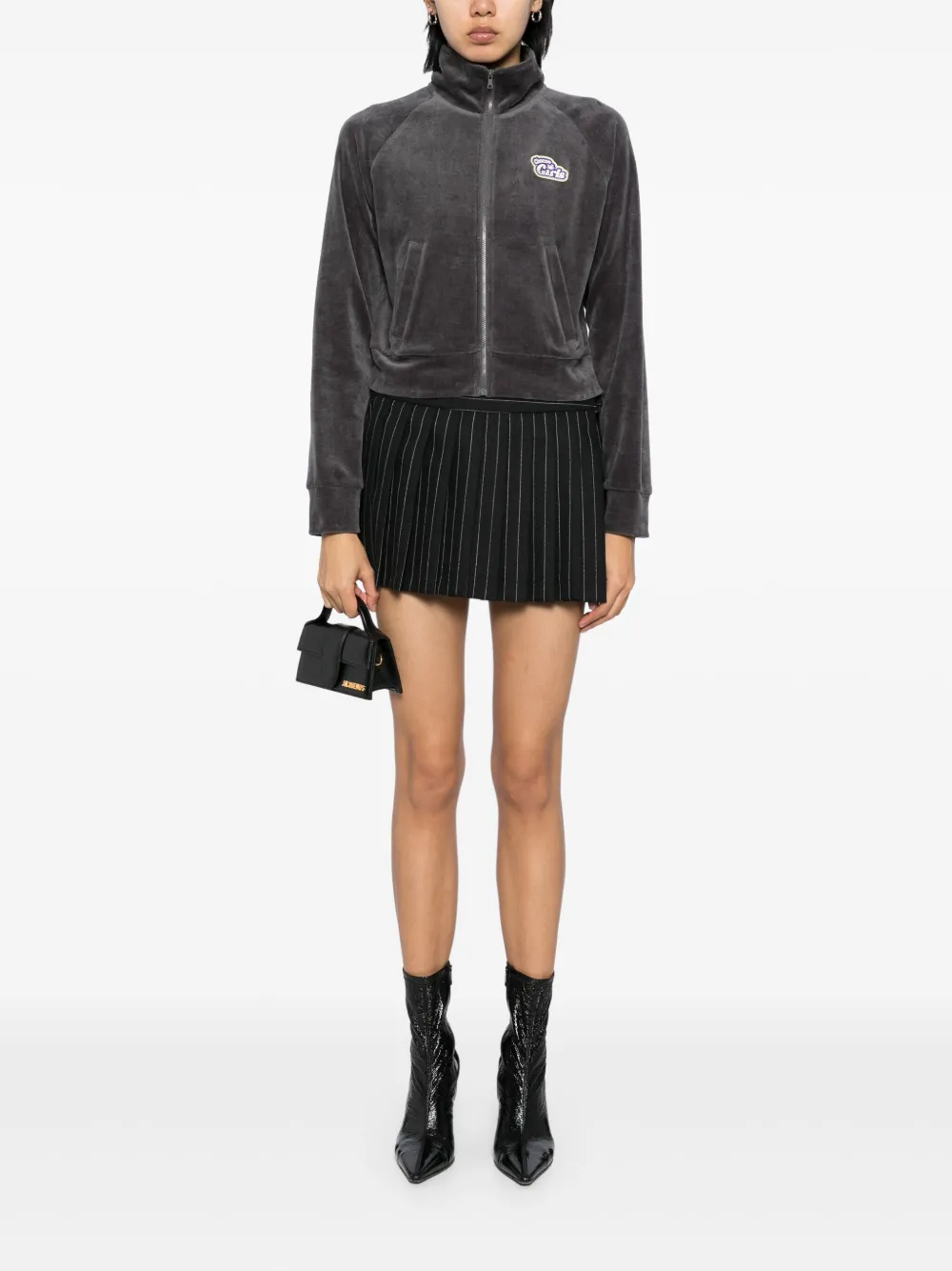 CHOCOOLATE logo-patch jacket | Cropped Jackets | Image 2