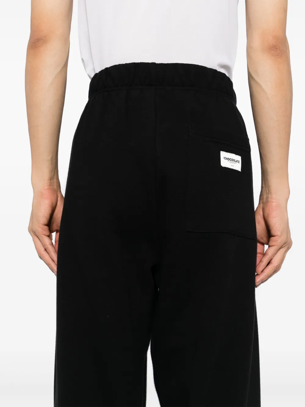 CHOCOOLATE Joggingbroek met logoprint Zwart