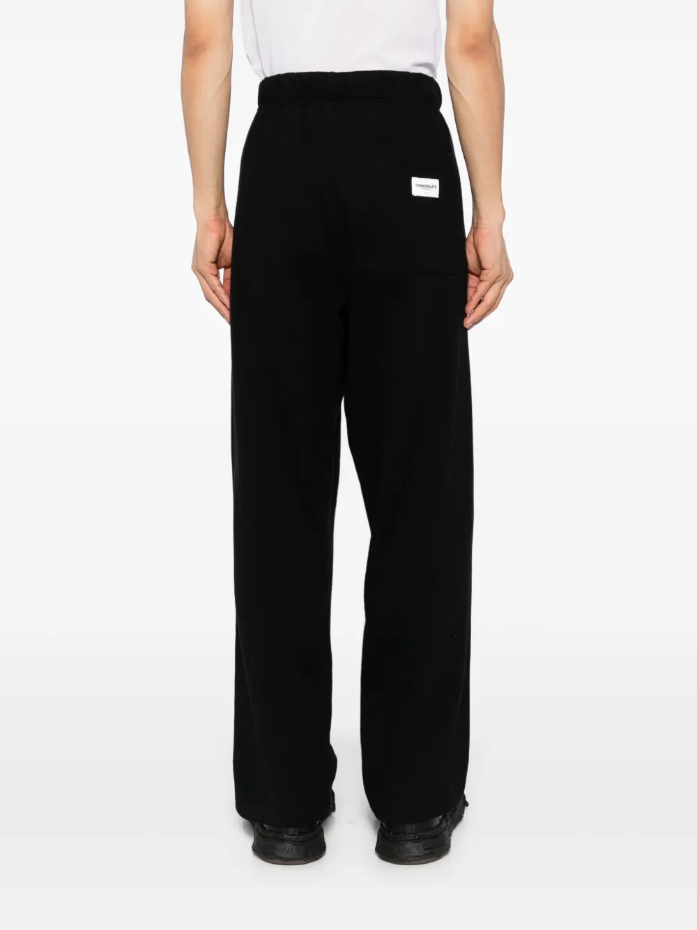 CHOCOOLATE Joggingbroek met logoprint Zwart
