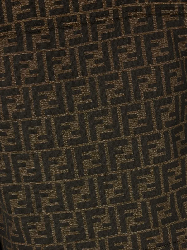 FENDI FF-motif Cropped Jacket | Brown | FARFETCH