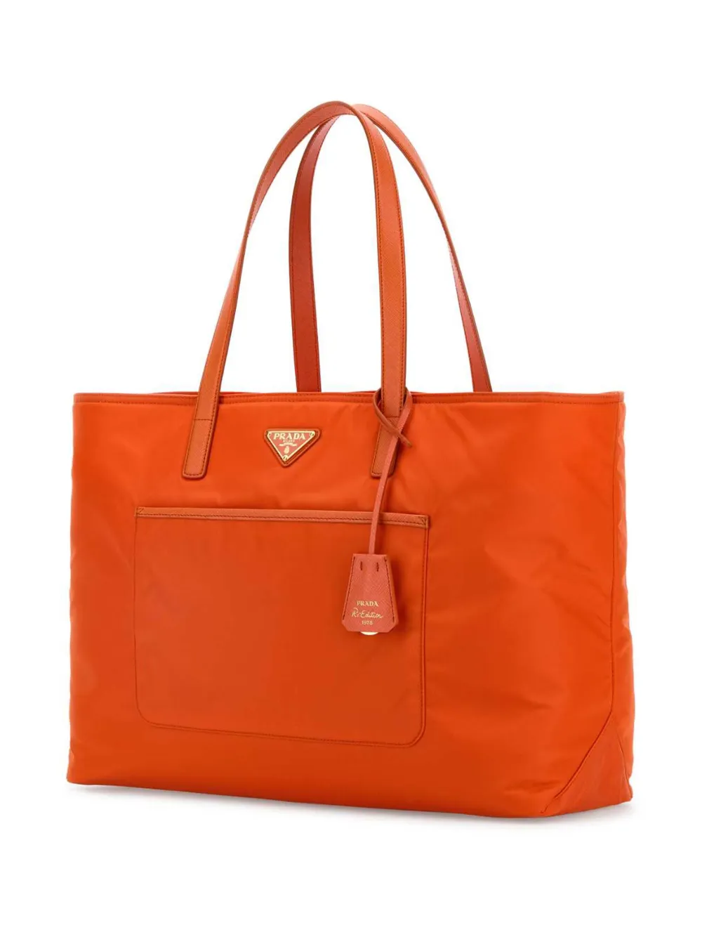 Prada Re-Edition 1978 shopper Oranje