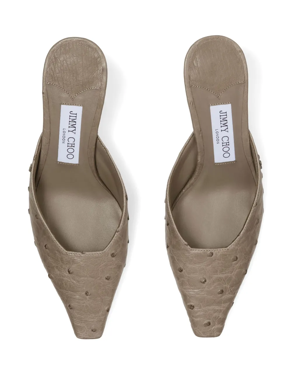 Jimmy Choo 65mm Vivi mules Neutrals