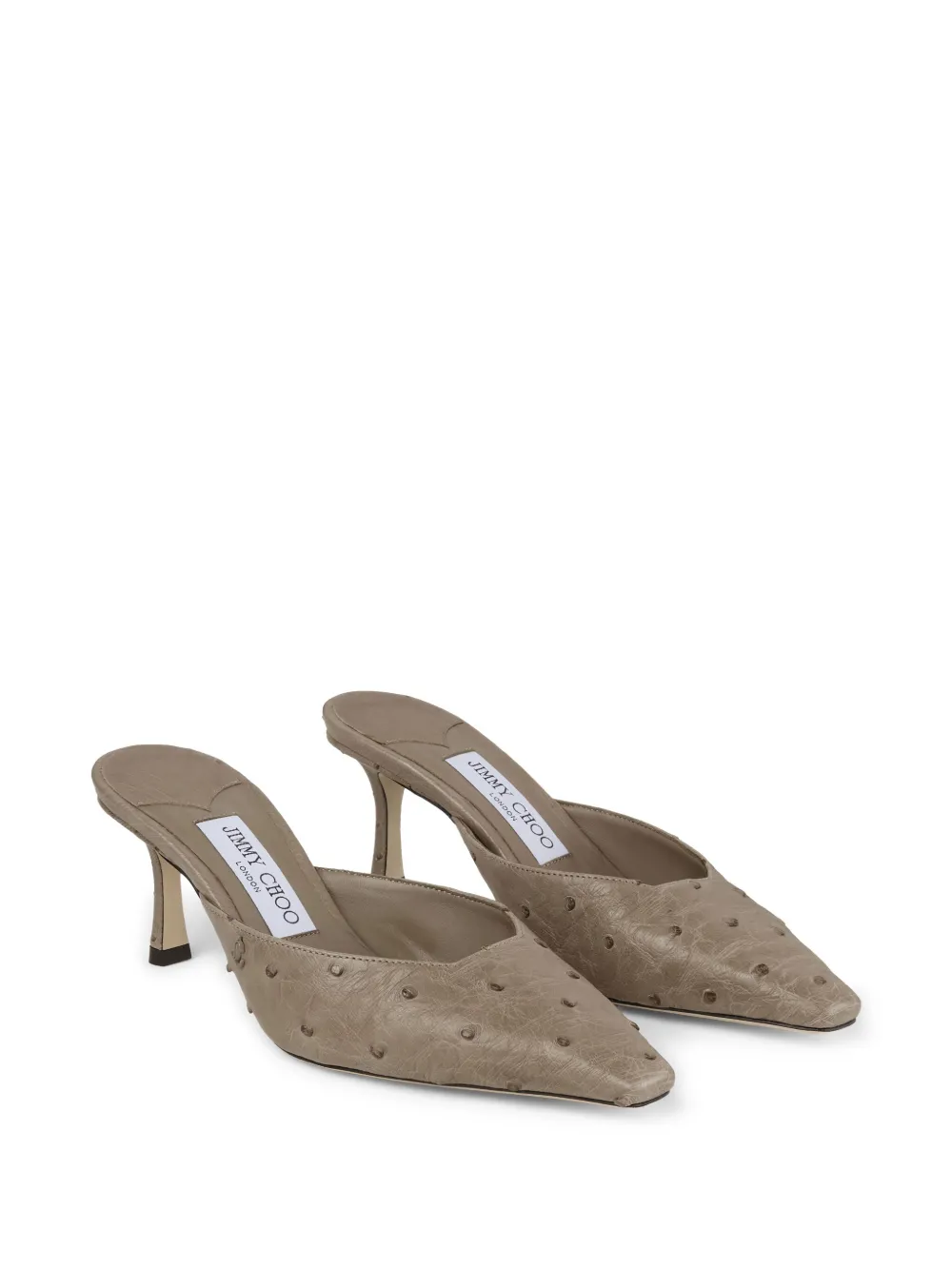 Jimmy Choo 65mm Vivi mules Neutrals