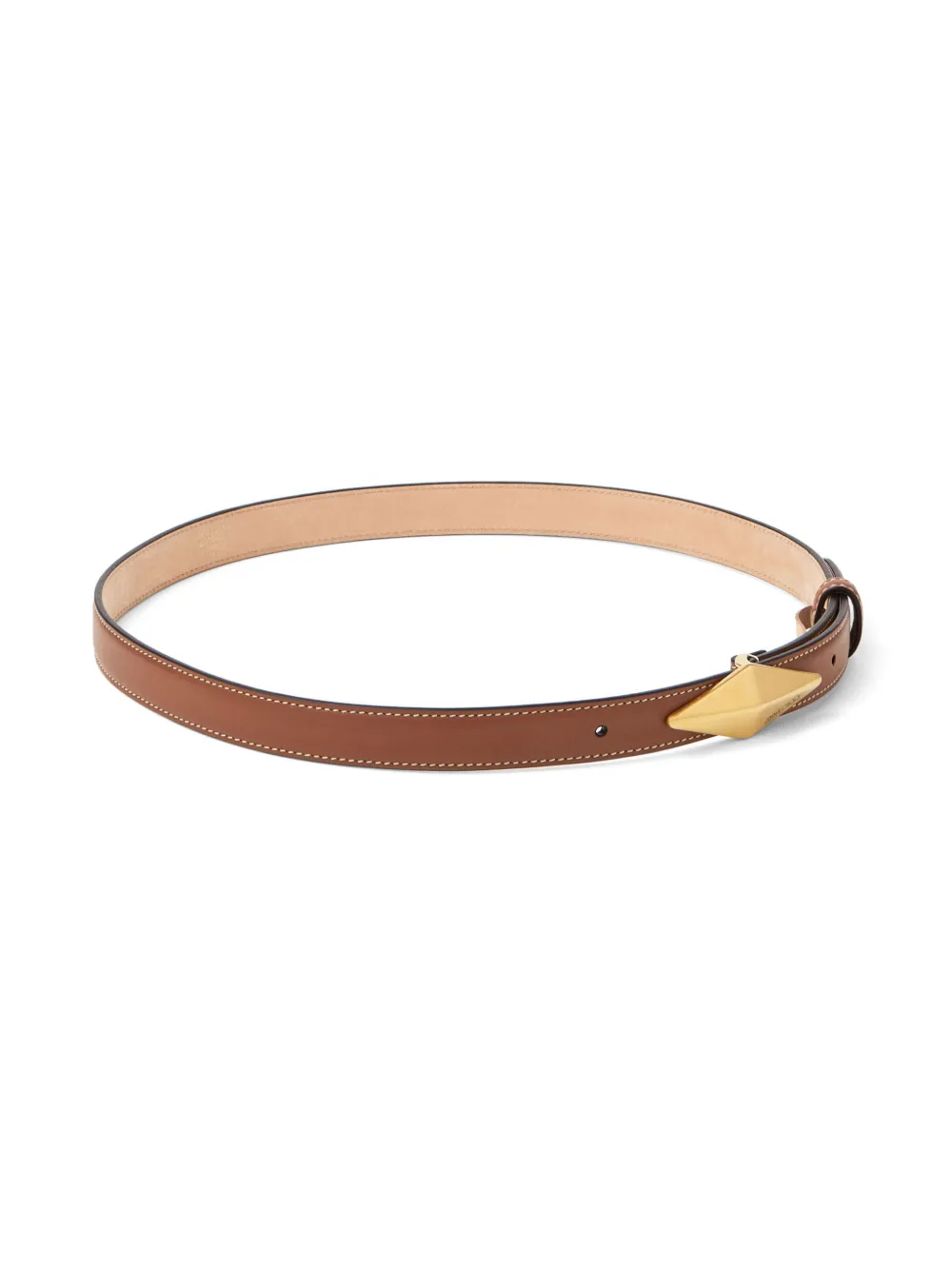Jimmy Choo Riem met diamantvormige gesp Bruin