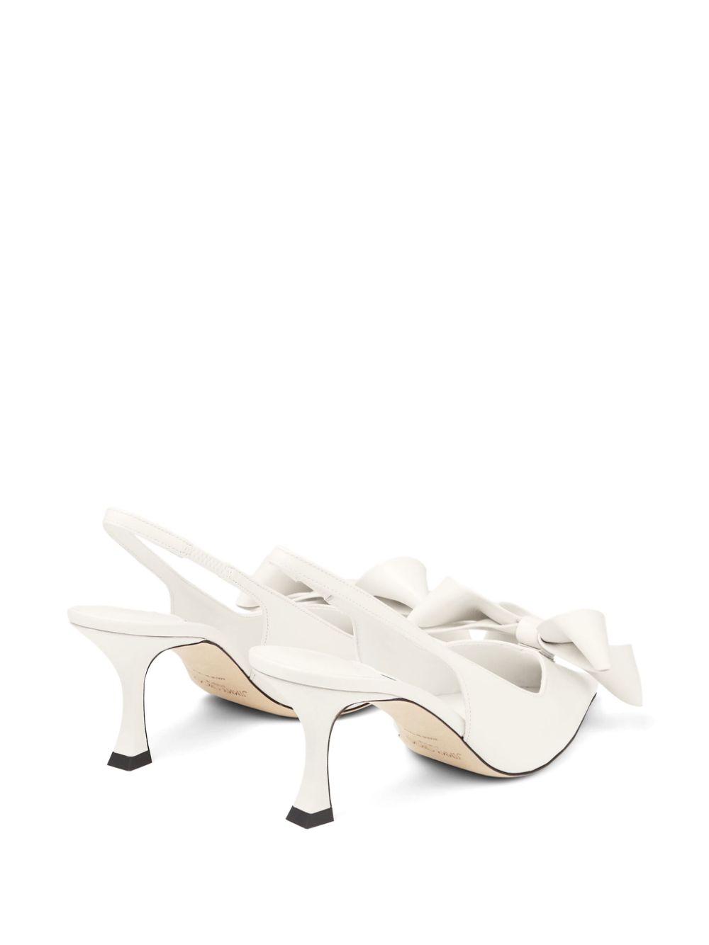 Jimmy Choo oversize-bow slingback pumps White