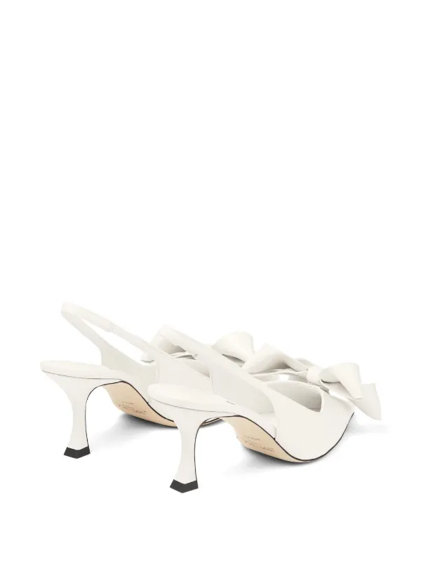 Jimmy Choo スリングバック パンプス | ホワイト | FARFETCH JP Jimmy Choo スリングバック パンプス | ホワイト | FARFETCH JP