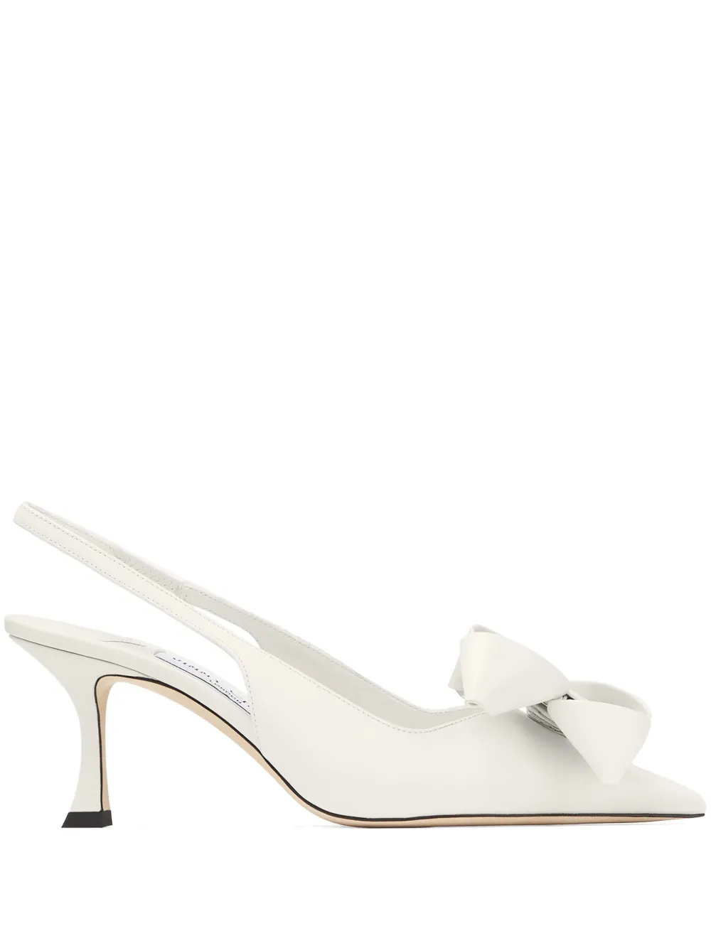 Jimmy Choo oversize-bow slingback pumps White