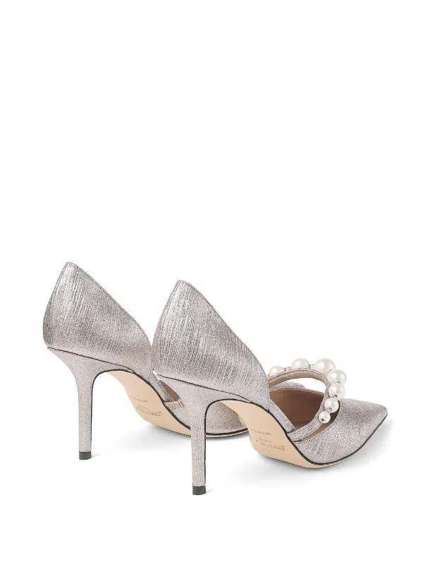 【JIMMYCHOO】 silver auralie 65 pumps (関税送料込) Jimmy Choo 85mm Aurelie Pumps | Grey | FARFETCH