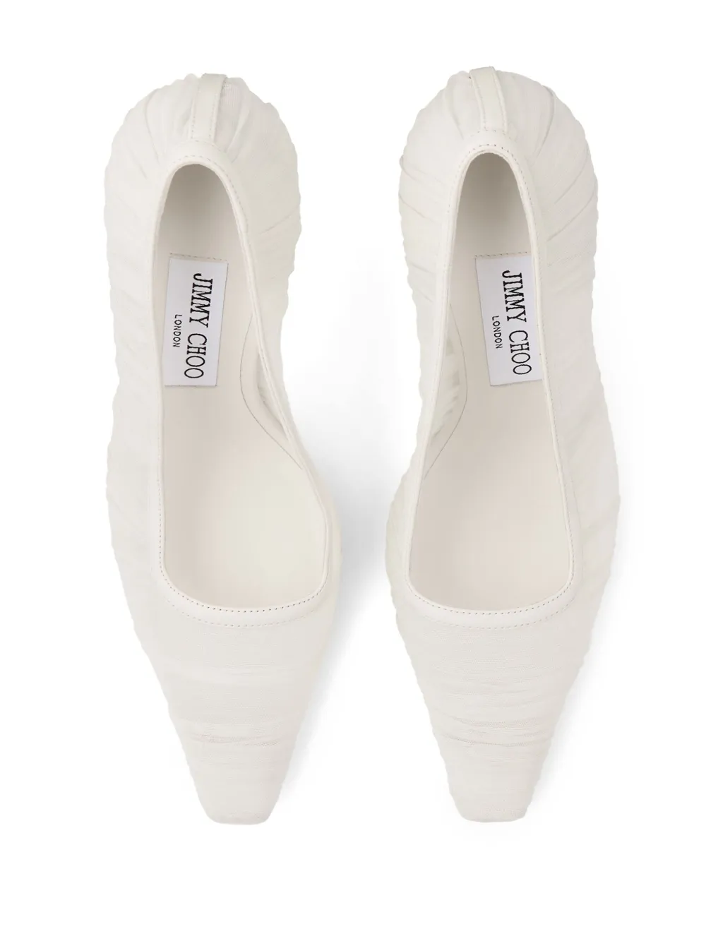 Jimmy Choo 10mm Lotta pumps White