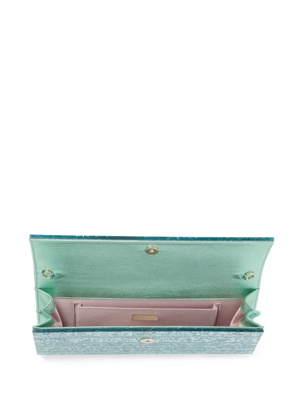 ◆正規品・新品◆Jimmy Choo Sweetie Clutch In Cyan Acrylic Jimmy Choo Sweetie Clutch Bag | Blue | FARFETCH CA