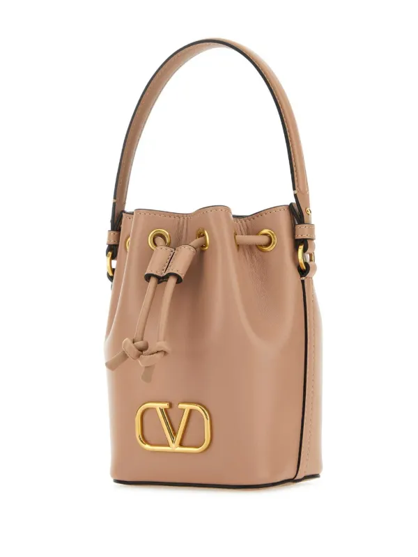 Valentino Garavani VLogo Signature Bucket Bag | Neutrals | FARFETCH
