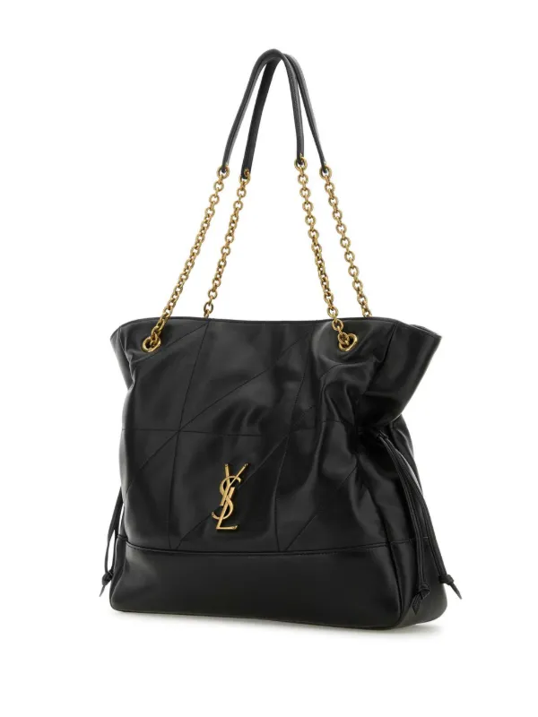 SAINT LAURENT ブラック トートバッグ　A4 希少 SAINT LAURENT マンハッタン ラージ ブラック トートバッグ