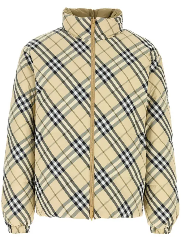 Burberry Printed Reversible Jacket Neutrals FARFETCH PT