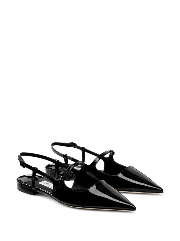 サンダル・ミュール Jimmy Choo SS25 'Didi' slingback (DIDIFLATPAT BLACK) Jimmy Choo Didi Ballet Flats | Black | FARFETCH