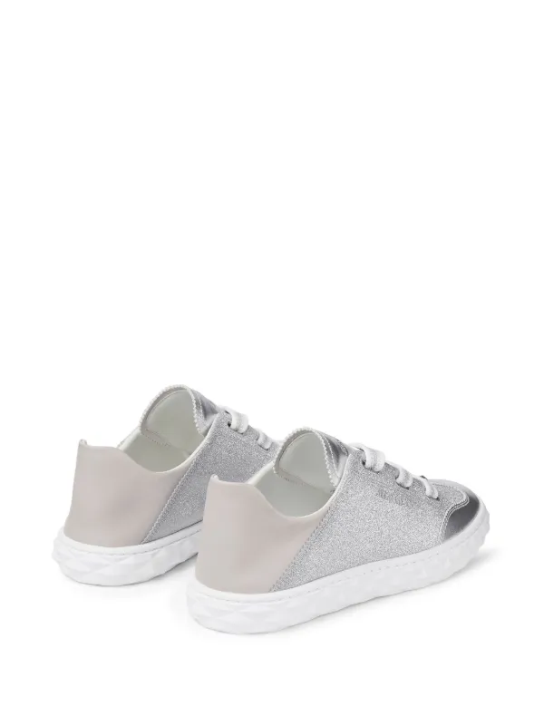 スニーカー JIMMY CHOO Woman Sneakers Silver DIAMONDLIGHTFLEXFQJK SILVER JIMMY CHOO: Sneakers woman - Silver | Jimmy Choo sneakers