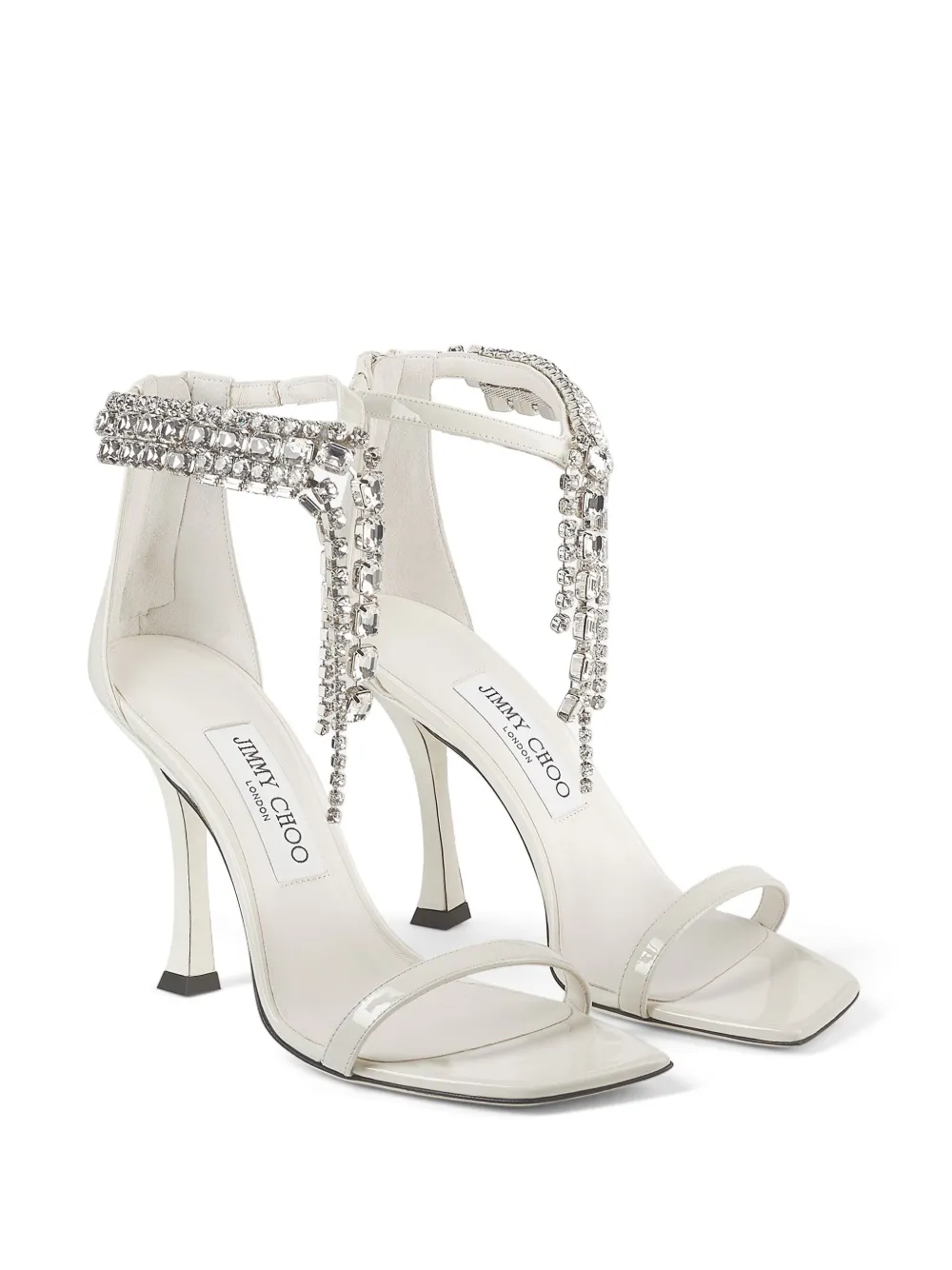 Jimmy Choo 100 mm Verity sandalen Wit