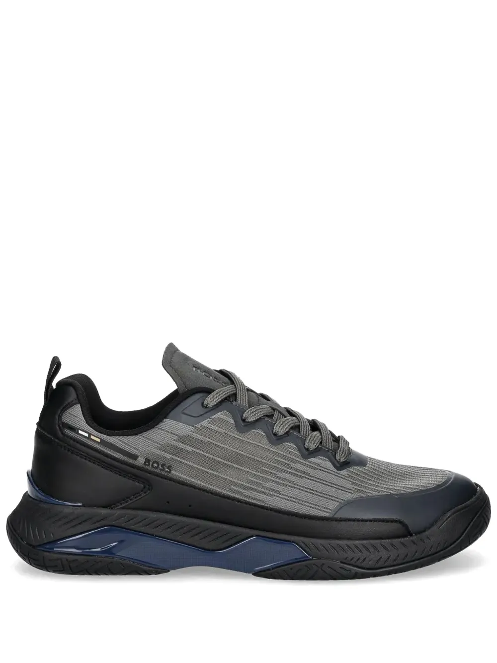 BOSS Gebreide sneakers Grijs