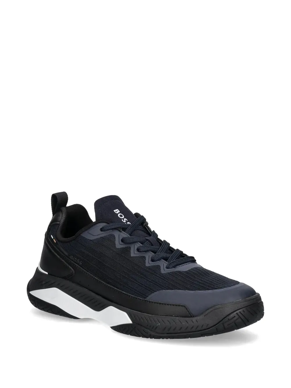 BOSS Gebreide sneakers - Blauw