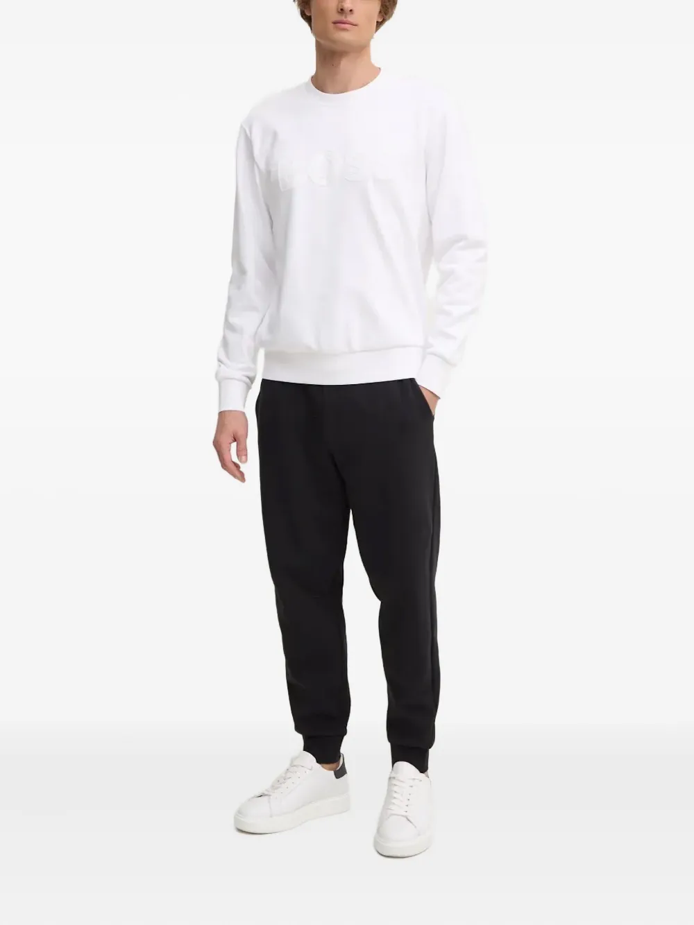 BOSS C-Soleri 60 crew-neck sweatshirt - Wit