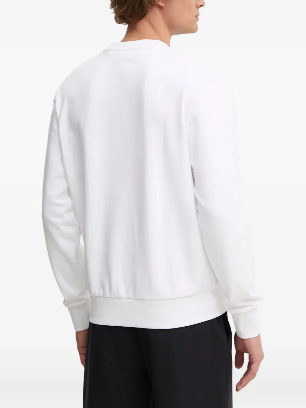 BOSS C-Soleri 60 sweater met ronde hals Wit