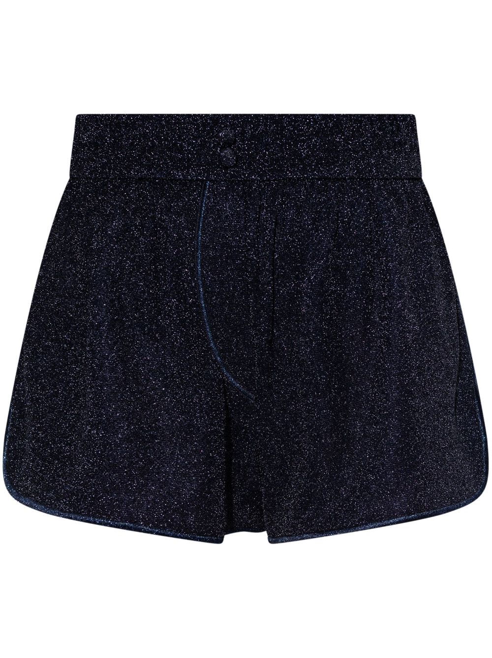 Oséree Shorts met glitter afwerking Blauw