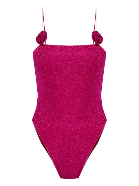 Oséree Lumière Rose appliqué swimsuit