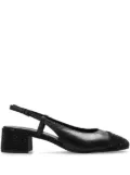 Tory Burch 45mm cap-toe slingback pumps - Black