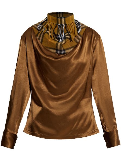 Affordable Burberry panelled blouse Women