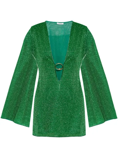 Robe courte à effet métallisé - Oséree - Modalova