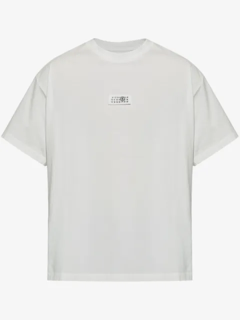 MM6 Maison Margiela numbers-motif T-shirt