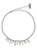 MM6 Maison Margiela logo-lettering necklace - Silver