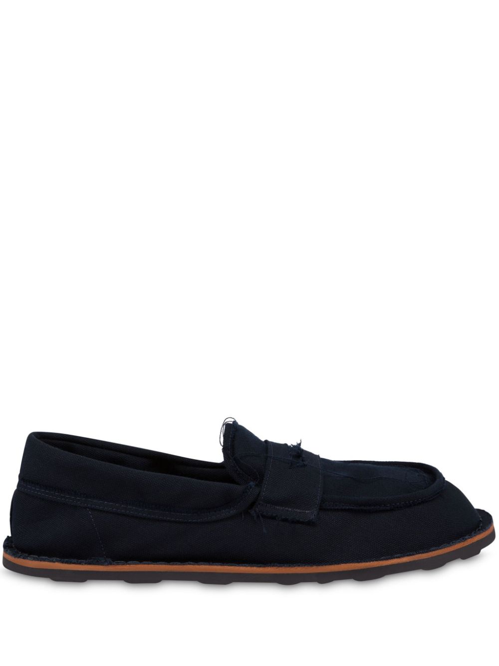 Moschino cotton loafers Blue