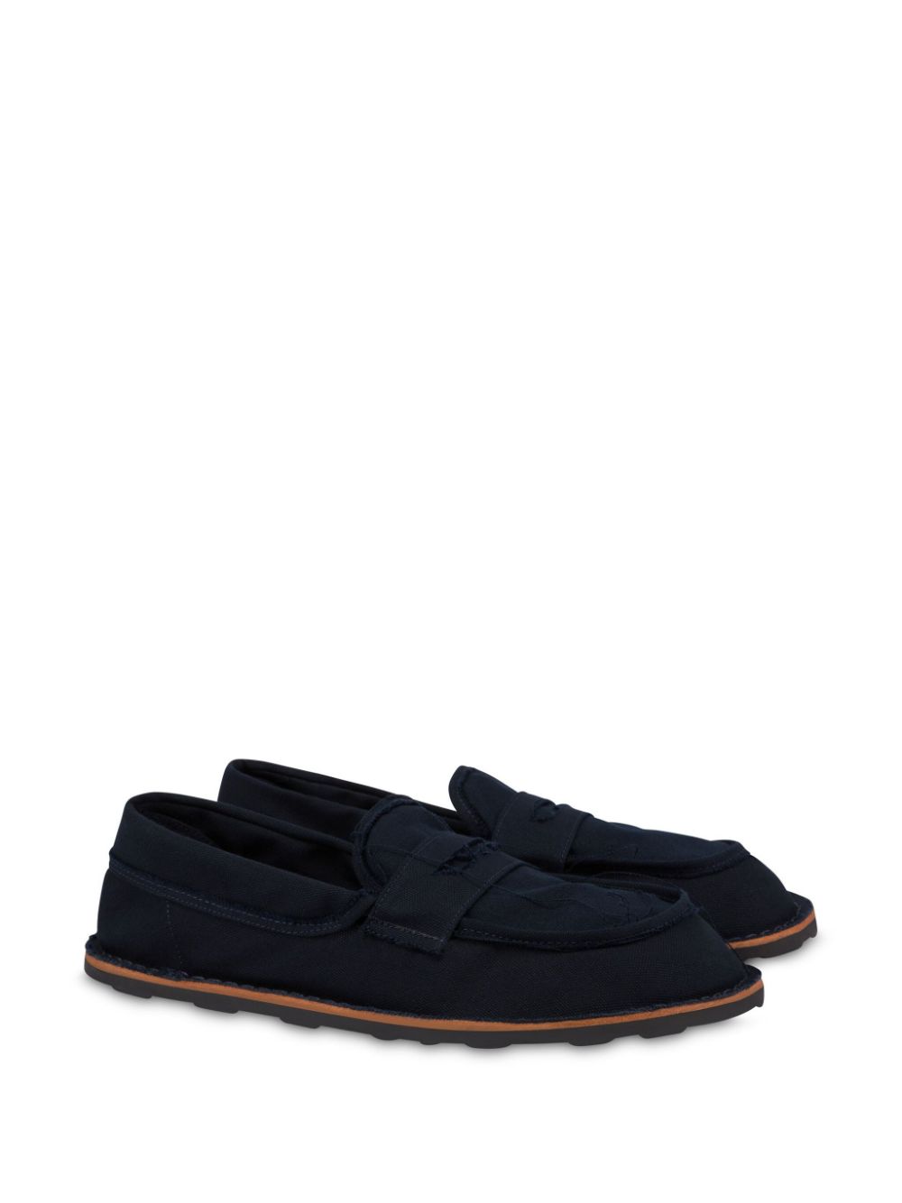 Moschino Katoenen loafers - Blauw