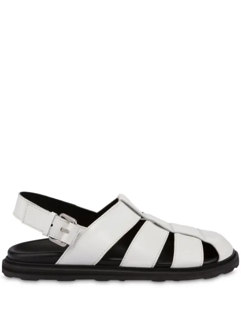 Moschino patent leather sandals