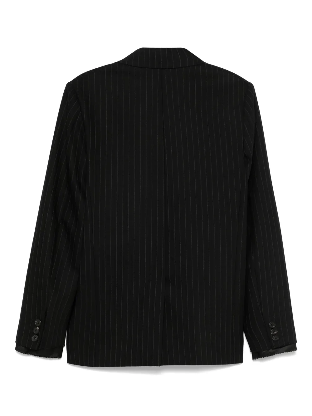 Miu Miu Blazer met krijtstreep - Zwart