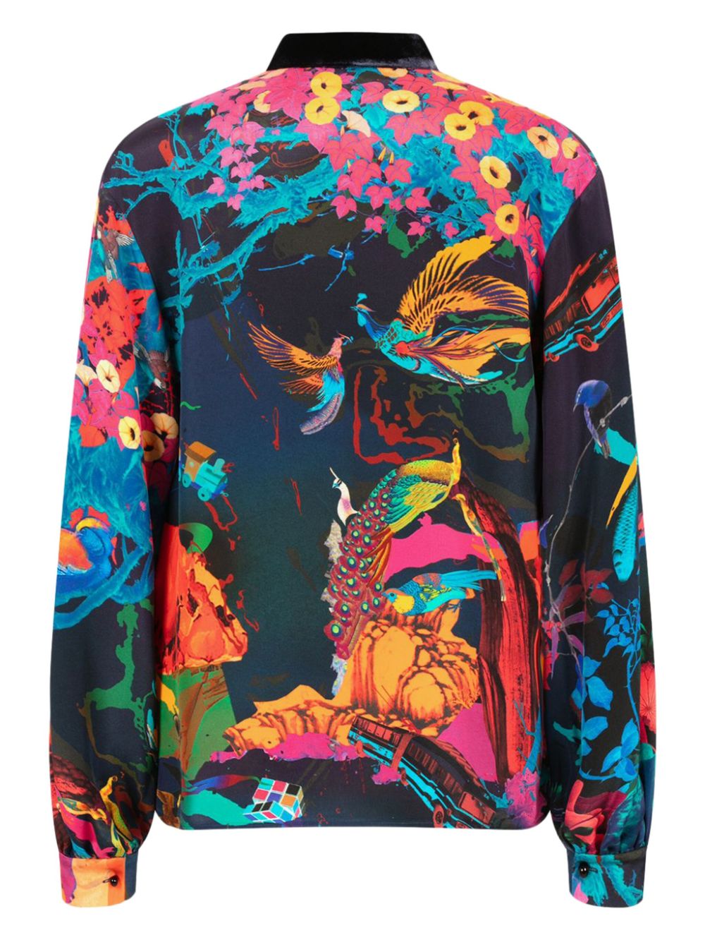 Shanghai Tang x Jacky Tsai Dali Icons blouse - Blauw