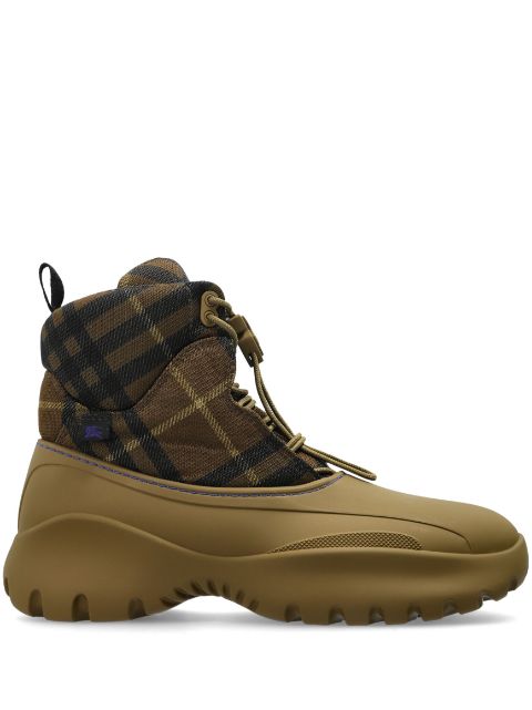 Burberry checked boots Men