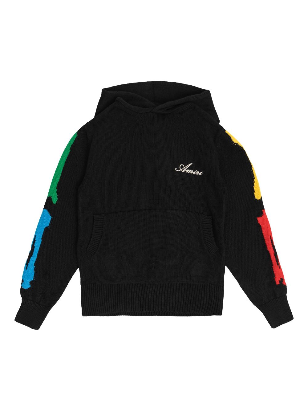 AMIRI KIDS knitted hoodie - Black