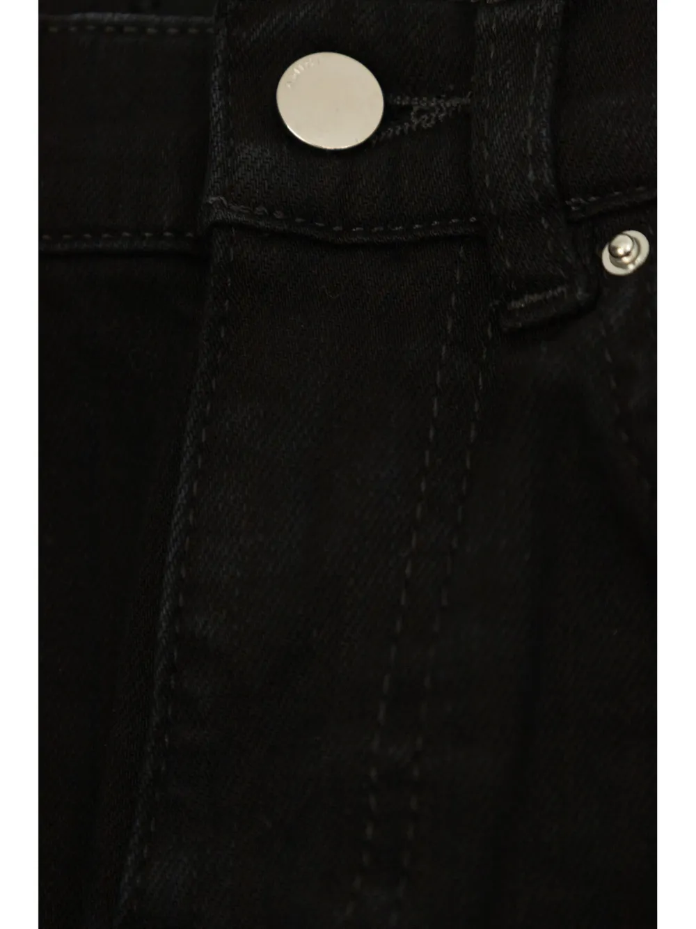 AMIRI KIDS Jeans met geborduurd logo Zwart