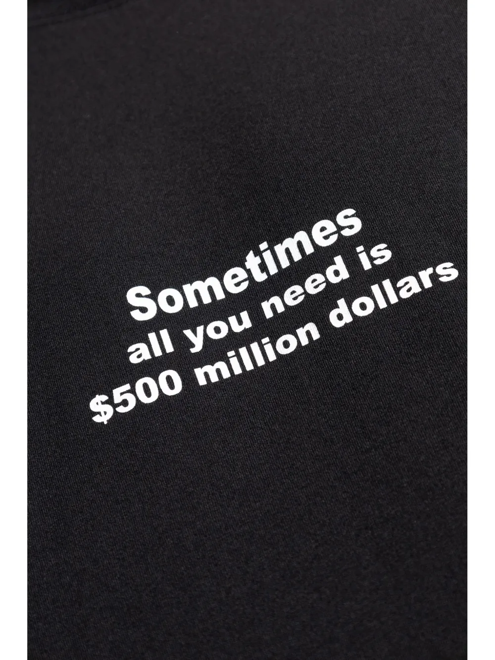 VETEMENTS T-shirt met tekst Zwart