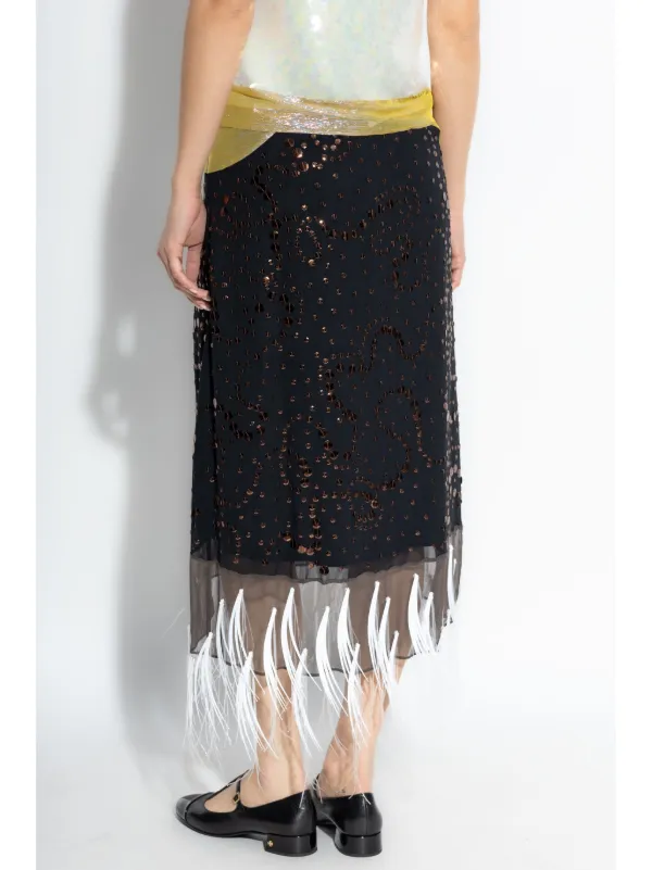 ワンピース TORY BURCH Women Mid Skirts 170760 001 BLACK TORY BURCH Women Mid Skirts 170760 001 BLACK