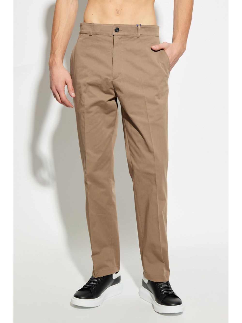 Affordable Burberry cotton chino trousers Men