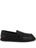 Moschino leather loafers - Black