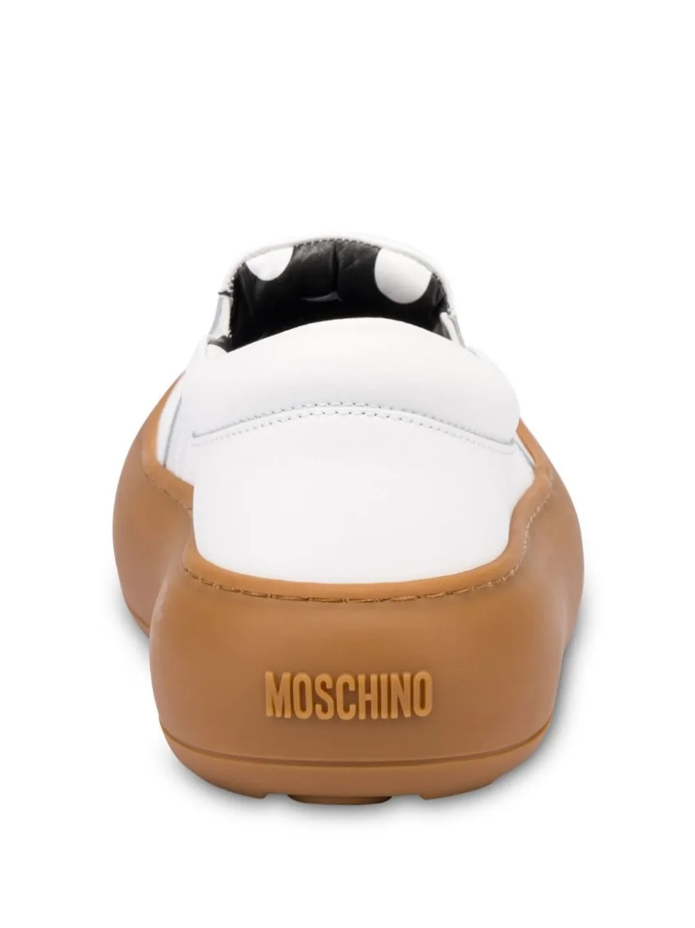 Moschino Leren sneakers Wit