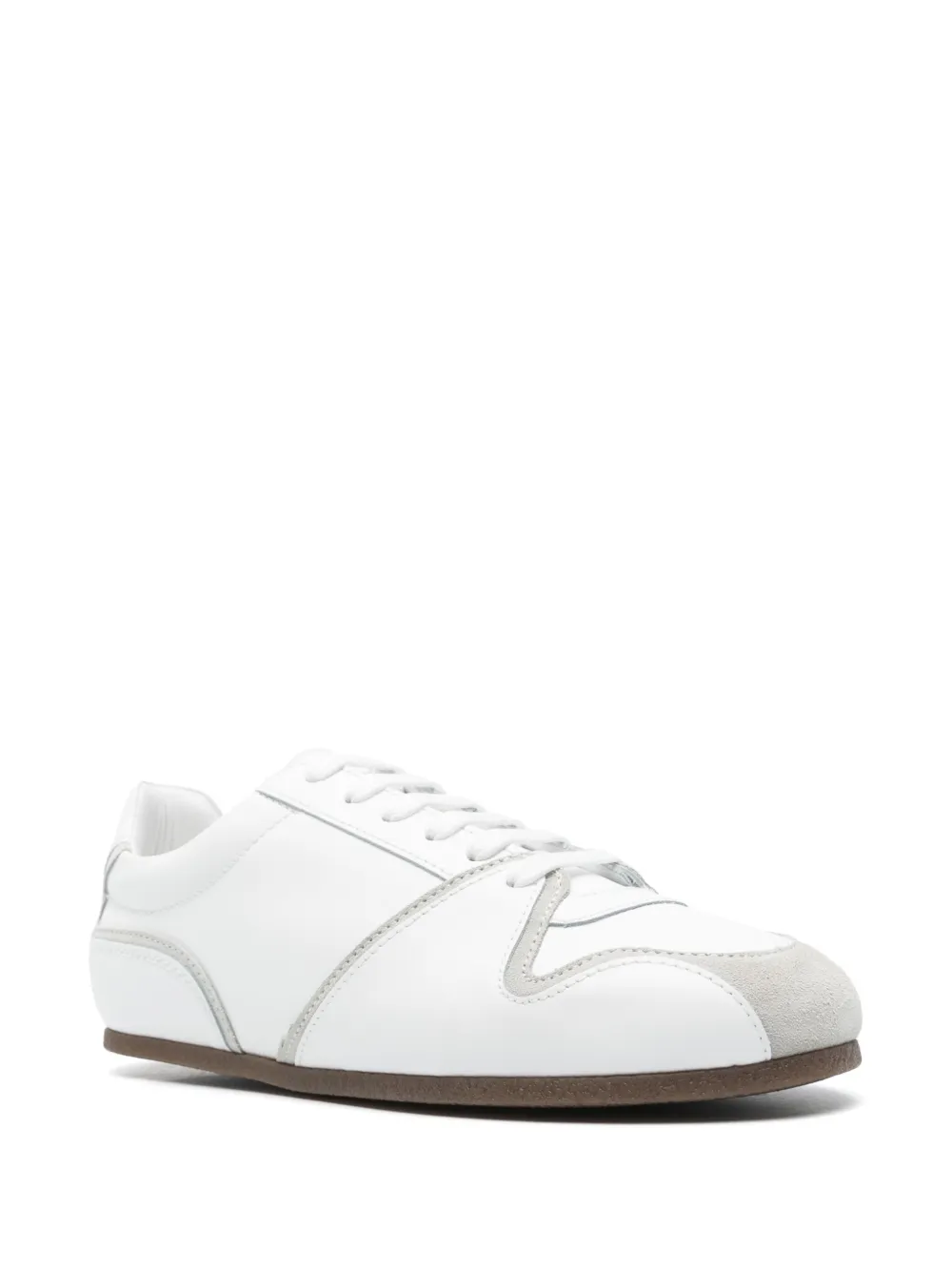 Moschino leather sneakers - Wit