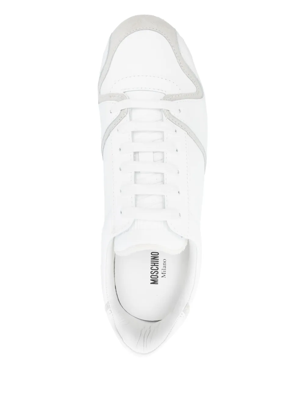 Moschino Leren sneakers Wit