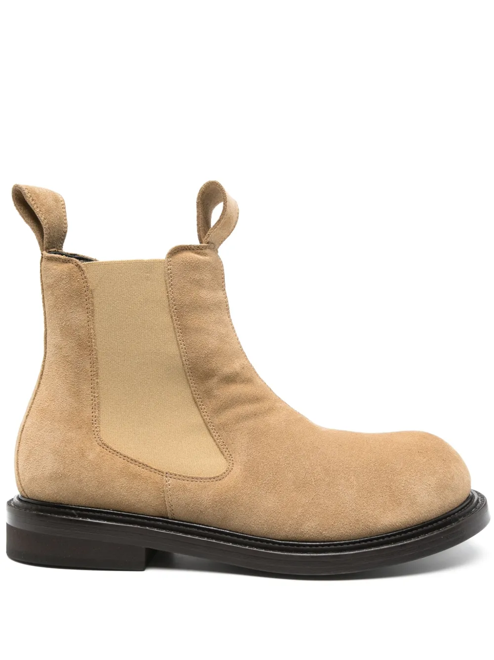 Moschino suede Chelsea boots Brown