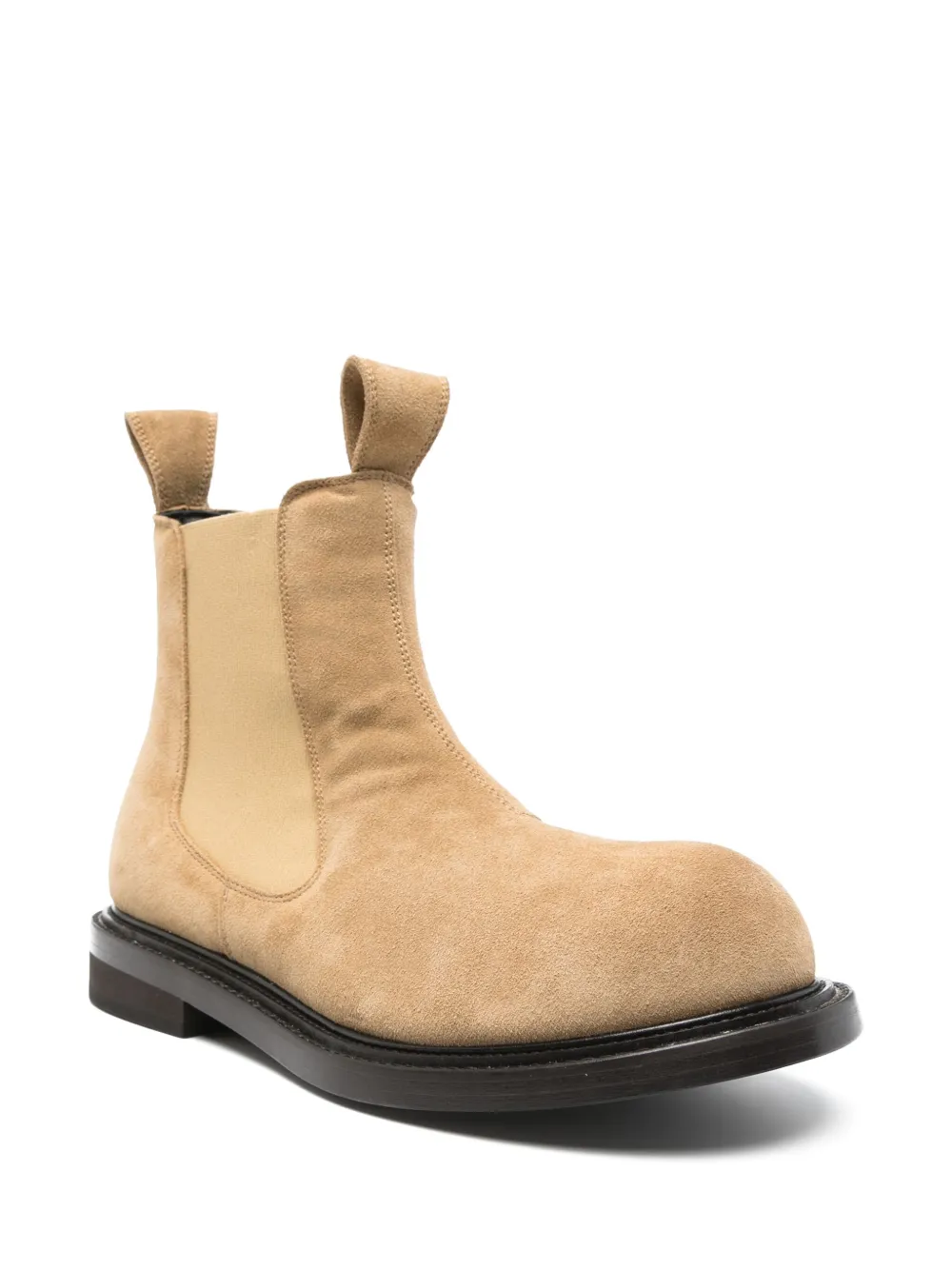 Moschino suede Chelsea boots Brown