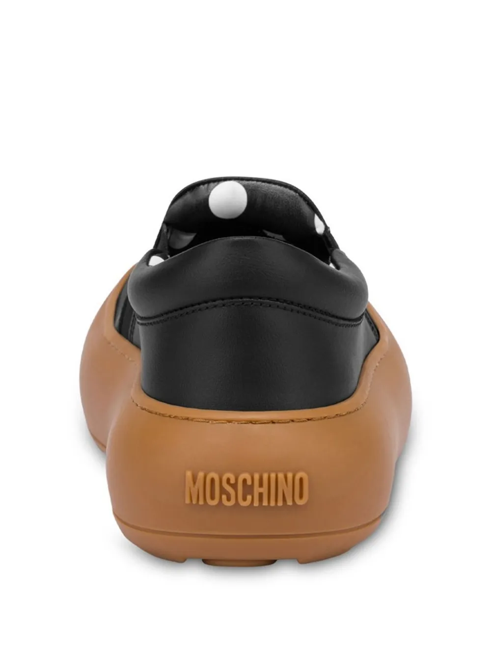 Moschino Leren sneakers Zwart