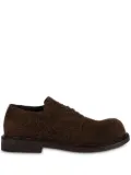 Moschino suede oxford shoes - Brown